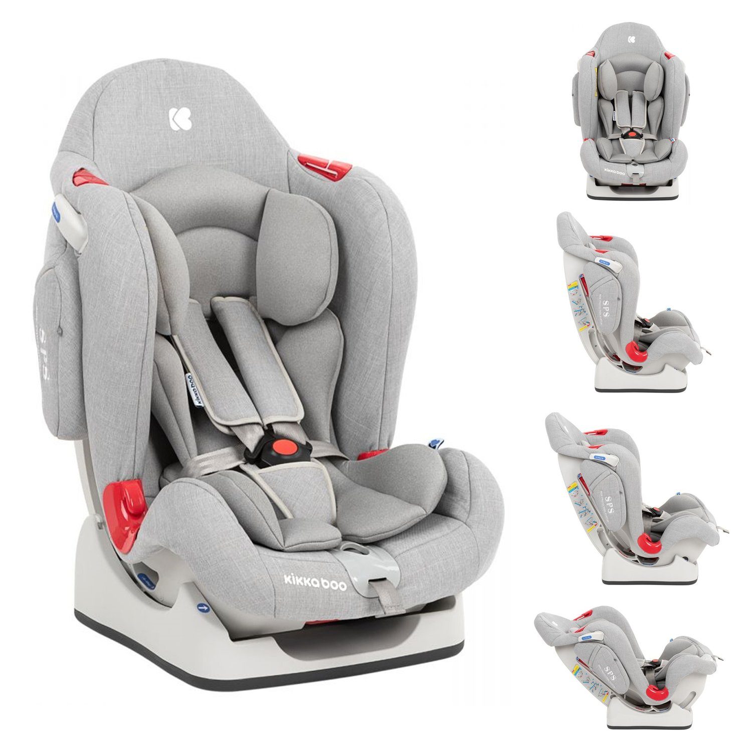 Autosedište 0-1-2 (0-25 kg) O`RIGHT SPS Light Grey6