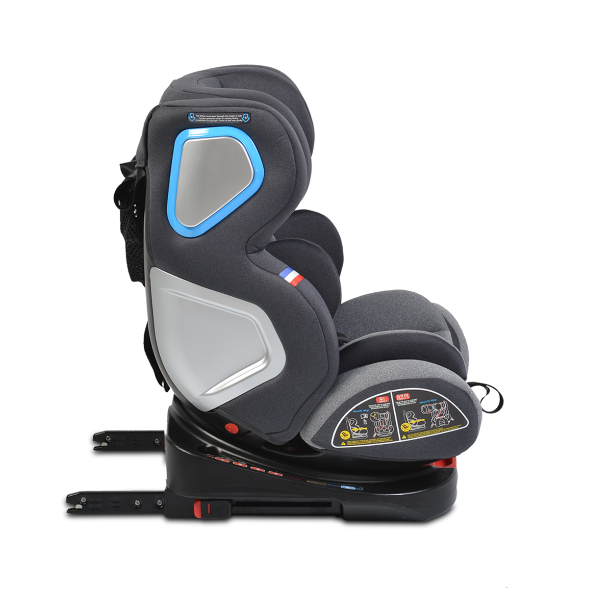 CAN0205Autosedište Colonel light grey 0-36 kg sa Isofix-om2