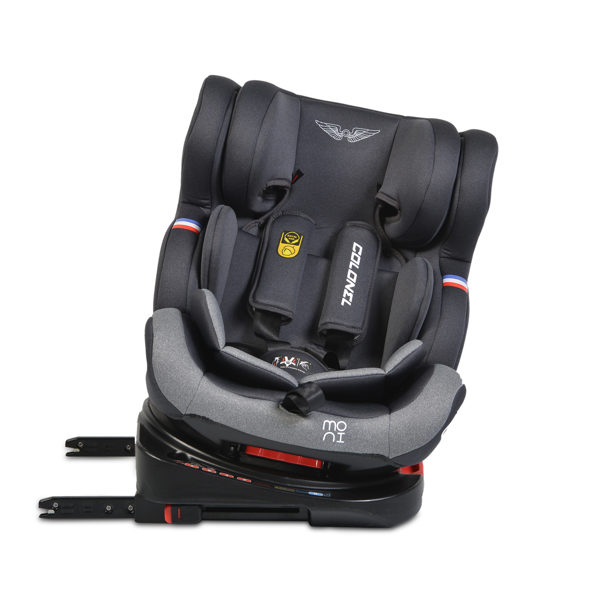 CAN0205Autosedište Colonel light grey 0-36 kg sa Isofix-om3