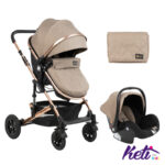 KIKKA BOO Set 2 u 1 kolica AMAIA (BEŽ)