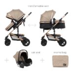 Kolica-AMAIA-beige-set-2in1-sa-autosedistem