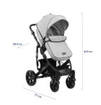 Kolica BELOVED light grey1 1 .33