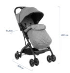 Kolica MILEY dark grey1 1 .33