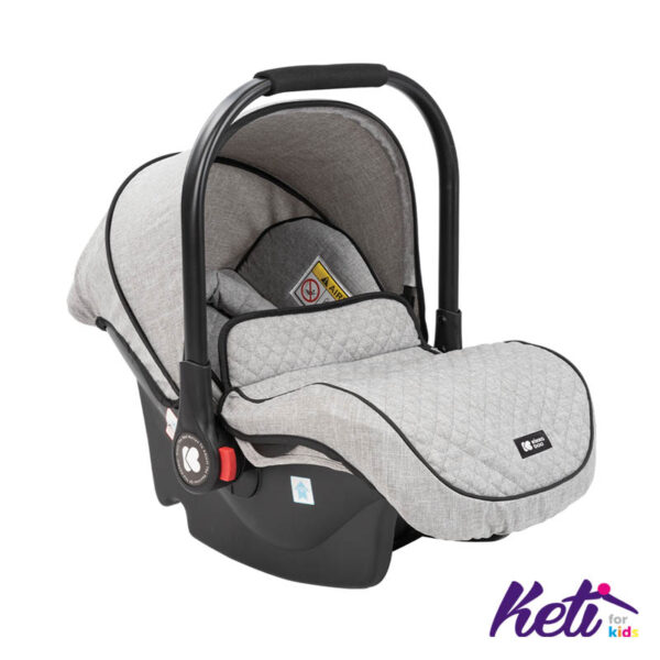 KIKKA BOO Auto sedište BELOVED (SVETLO SIVA)