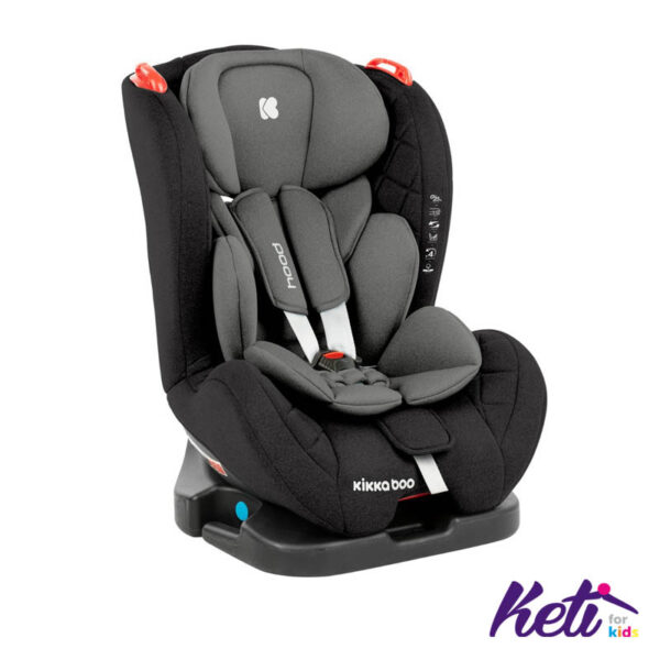 KIKKA BOO Auto sedište HOOD SPS (CRNA)