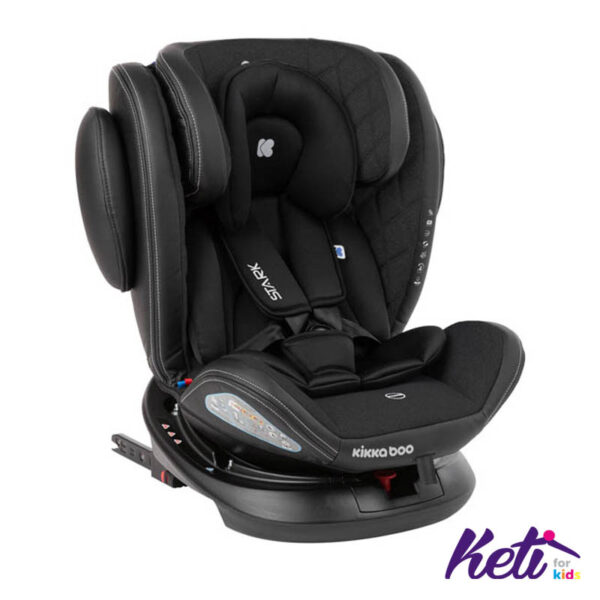 KIKKA BOO Auto sedište STARK ISOFIX (CRNA)