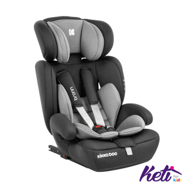 KIKKA BOO Auto sedište BRONN ISOFIX (SIVA)