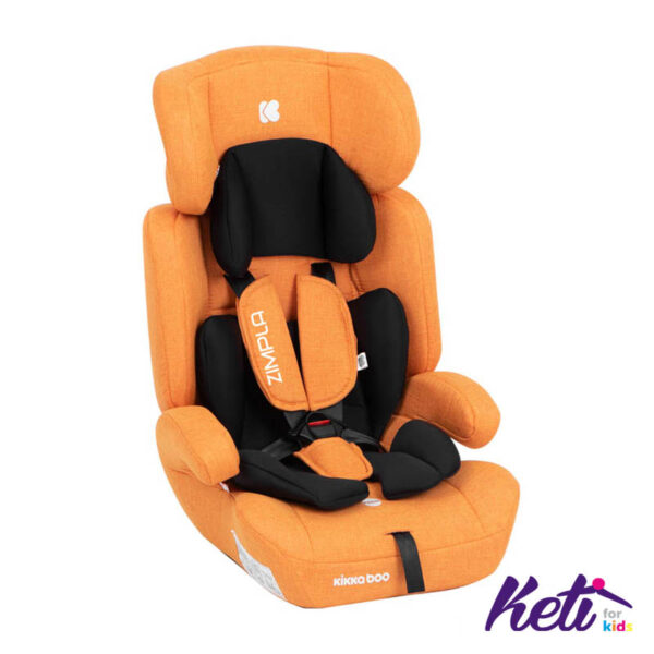 KIKKA BOO Auto sedište ZIMPLA (NARANDŽASTA)