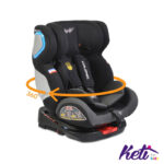 CANGAROO Auto sedište COLONEL (TAMNO SIVA)