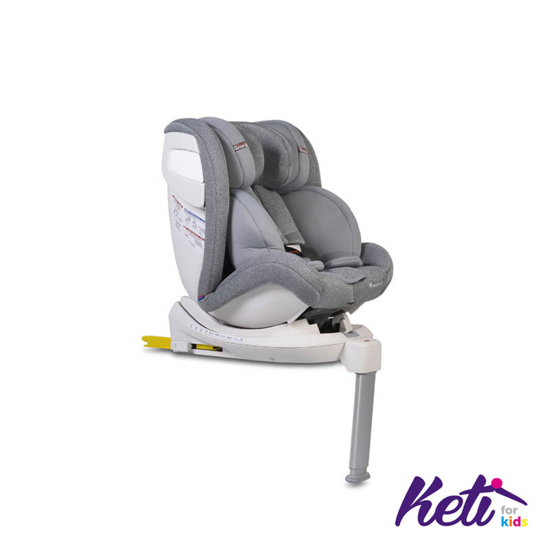 CAN9985Autosedište Admiral light grey 0-36 kg sa isofixom 1 CANGAROO Auto sedište ADMIRAL (SVETLO SIVA) | KETI