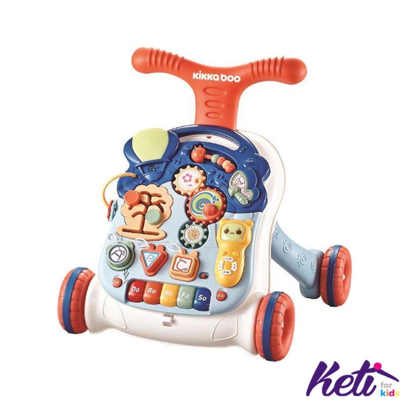 Hodalica WALK 'N' LEARN 3in1 blue3 KIKKA BOO Hodalica WALK 'N' LEARN 3U1 (PLAVA) | KETI