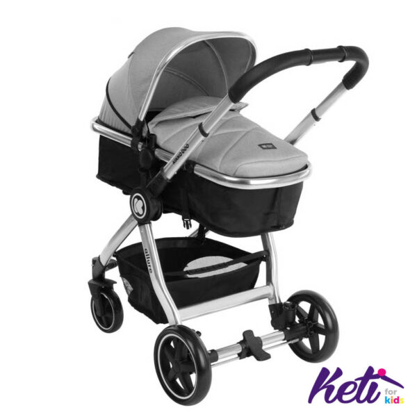 KIKKA BOO Kombinovana kolica ALLURE (SIVA)