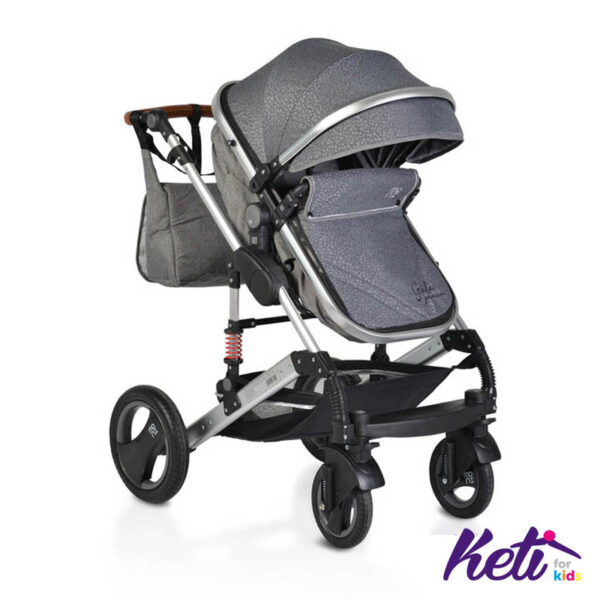 MONI Kombinovana kolica GALA PREMIUM PANTHERA (TAMNO SIVA)