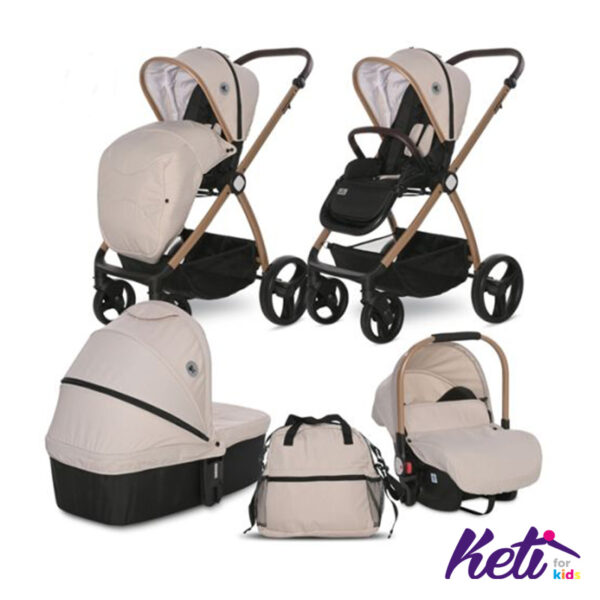 LORELLI Set 3 u 1 kolica INFINITY (BEŽ)