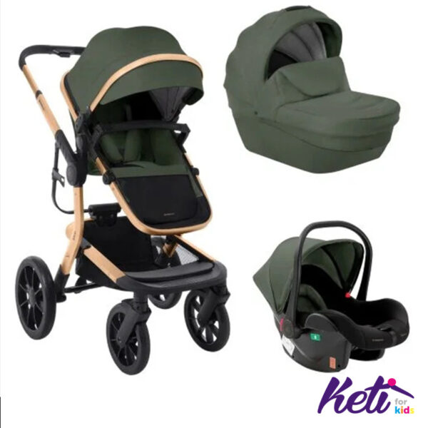 KIKKA BOO Set 3 u 1 IRENE (MASLINASTO ZELENA)