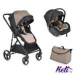 MONI Set 2 u 1 kolica MARBELLA (BEŽ)