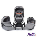 CANGAROO Set 3 u 1 kolica ELLADA (SIVA)