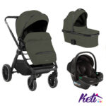 KIKKA BOO Set 2 u 1 kolica TIFFANY (ZELENA)