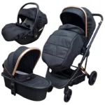 BBO KOLICA ZA BEBE 3u1 NEO (BD801) – BLACK