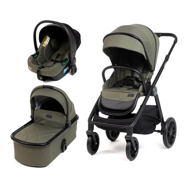 BBO kolica za bebe 3 u 1 VOYAGE – Moss Green