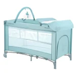 KIKKA BOO Prenosivi krevetac SO GIFTED PLUS 2 nivoa (Mint)
