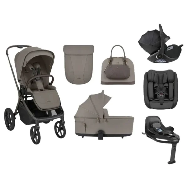 KIKKA BOO Kolica za bebe 5u1 GOYA PLATINUM (Mocca-braon)