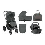 KIKKA BOO Kolica za bebe 3u1 GOYA PLATINUM (Olive-zelena)