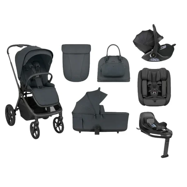 KIKKA BOO Kolica za bebe 5u1 GOYA PLATINUM (Graphite-siva)