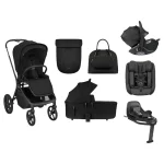 KIKKA BOO Kolica za bebe 5u1 GOYA PLATINUM (Noir-crna)